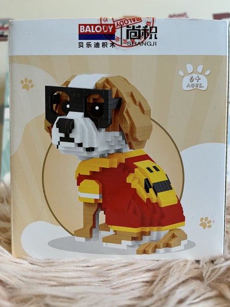 Cute Pet Dog "Labrador" with Black Glasses Carousel 1