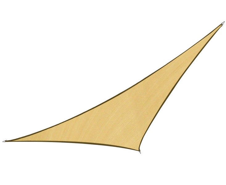 Wallaroo 3.6m X 3.6m X 3.6m Outdoor Sun Shade Sail Canopy - Sand Cloth Triangle Carousel 1