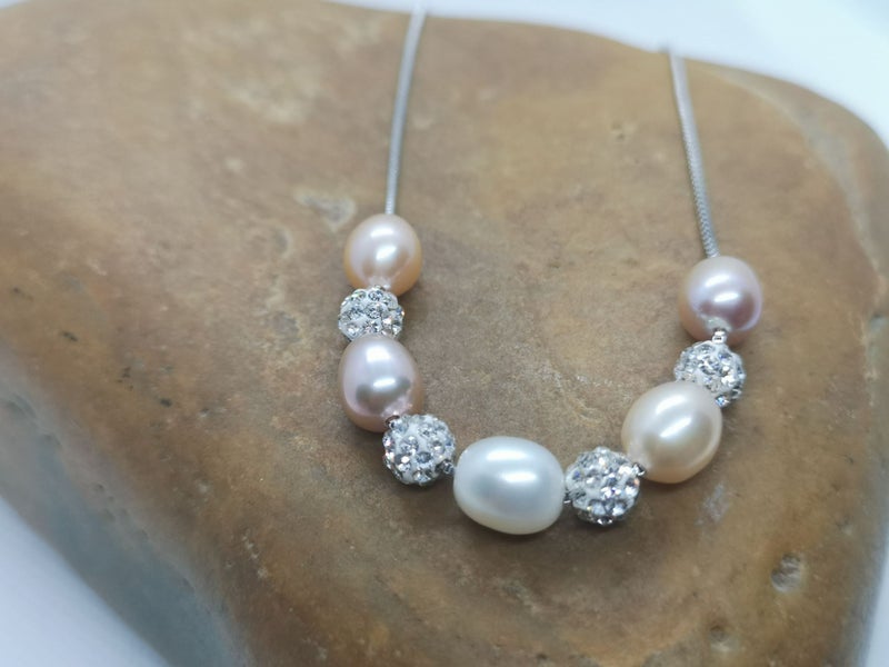 Multi colour genuine cultured pearls - 3options Carousel 3