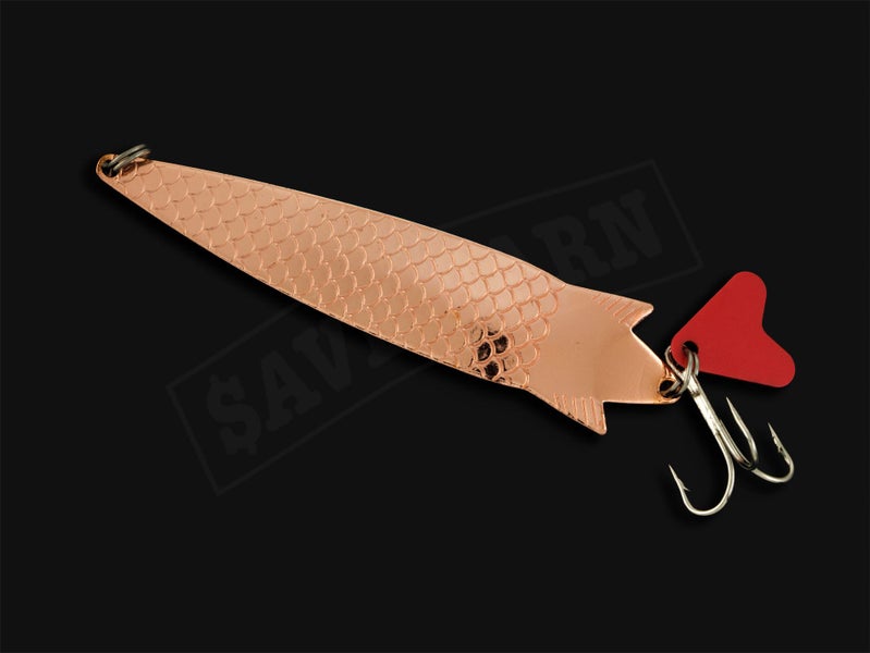 Spoon Lure Fish Shiny Copper 125mm Carousel 1