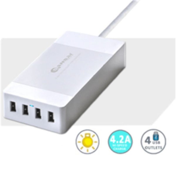 Sansai 4 Port USB Charging Station with Surge protection v2 Carousel 1