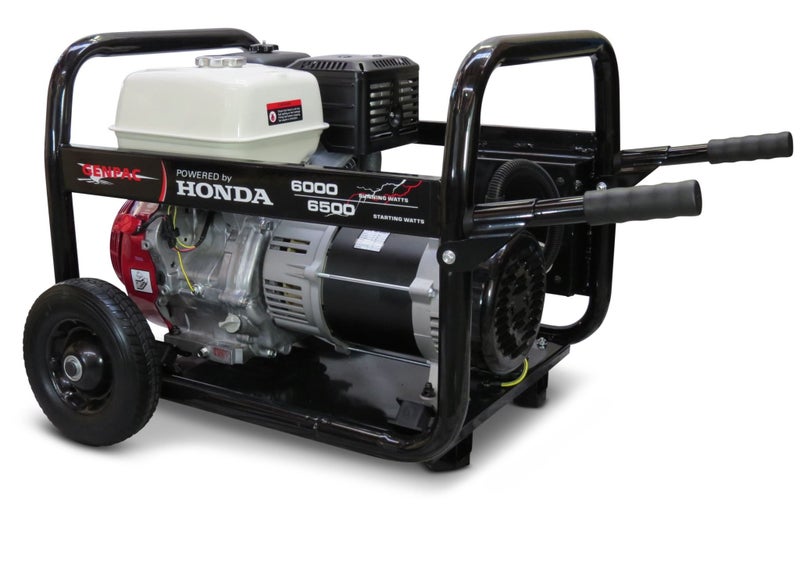 Genpac 7800 Worksite Petrol Generator 7.8kva - Honda Engine Carousel 2