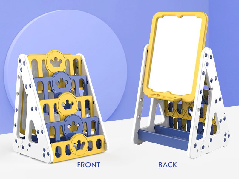 Kids Bookshelf Bookcase 5 Tier with Drawing Board62854321745666112