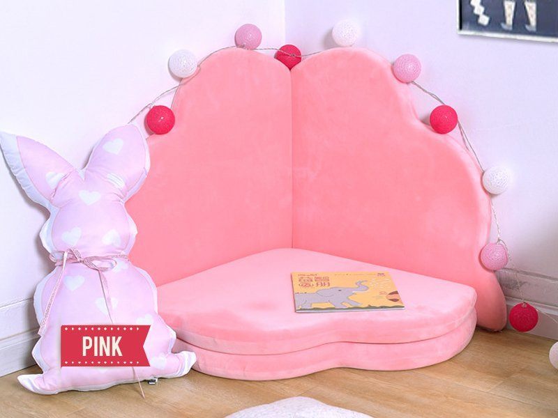 “Final stock clearance "Kids Petal Folding Play Mat - Pink Carousel 1