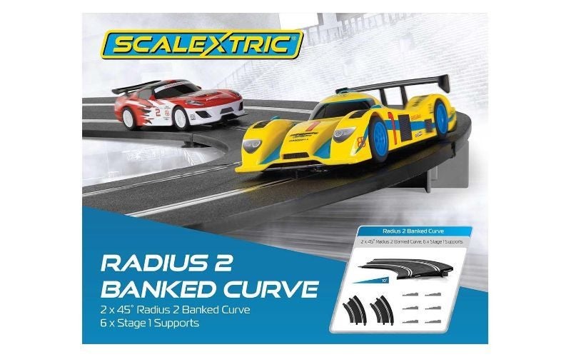Slot Car Accessory - Scalextric Radius 2 Banked Curve Carousel 1