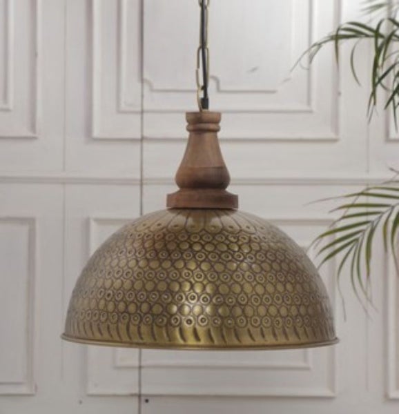 HANGING LIGHT - BRASS (42cm) Carousel 1