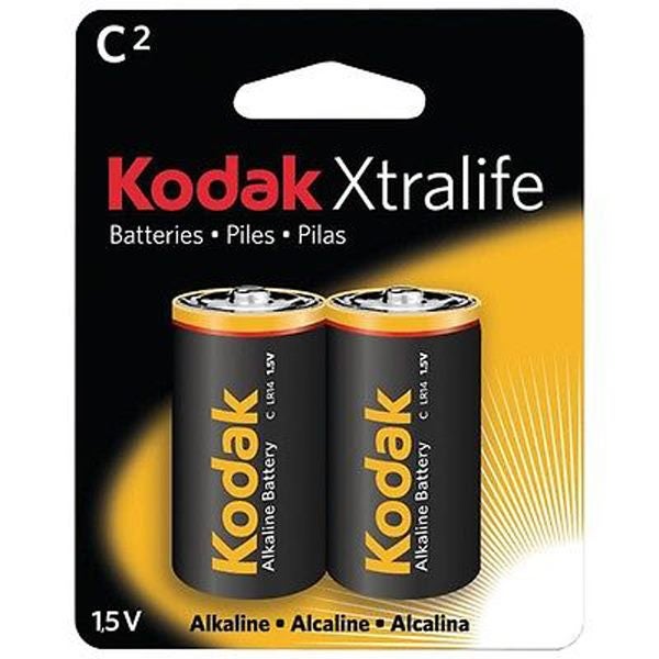 Kodak Xtralife Battery Alk C 2 Pack Carousel 1