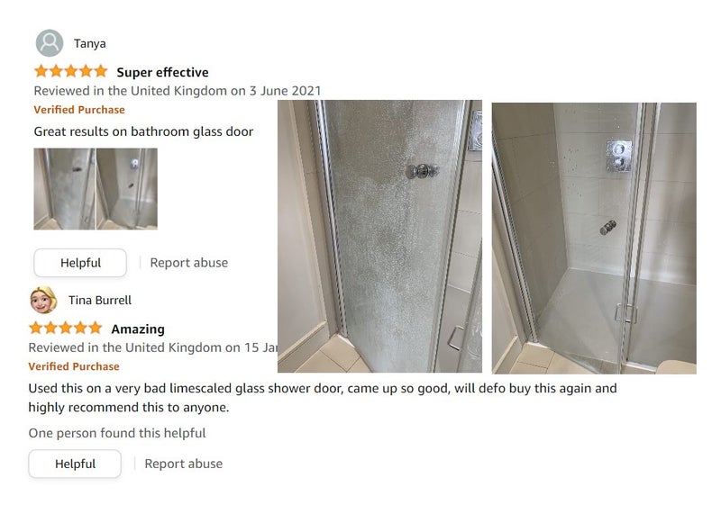 Limescale Remover - bathroom screen shower glass cleaner Carousel 2