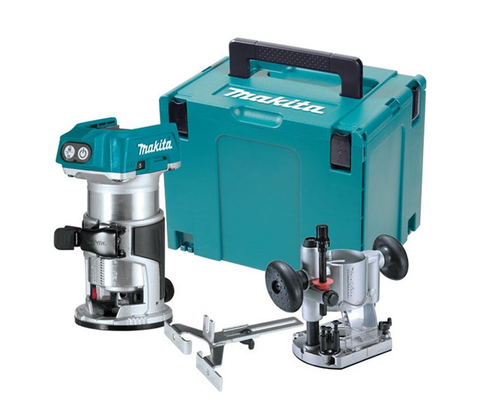 Makita Cordless 18V LXT LithiumIon Brushless Compact Router Kit XTR01K Carousel 1