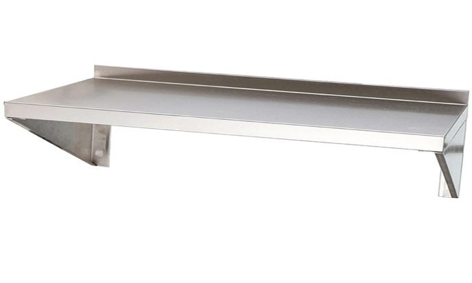 Stainless steel wall shelf 1800mm x 300mm Carousel 2