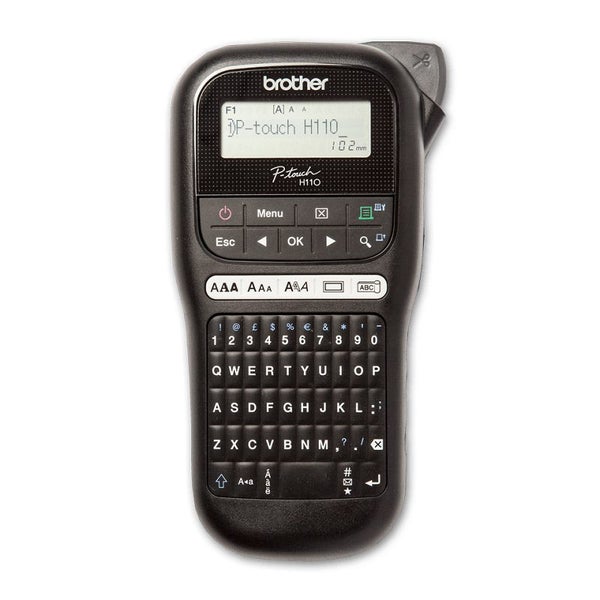 Brother PTH110BK Compact Handheld Labelling Machine Carousel 1