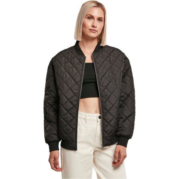 Urban Classics Ladies - Oversized Quilted BOMBER Carousel 2