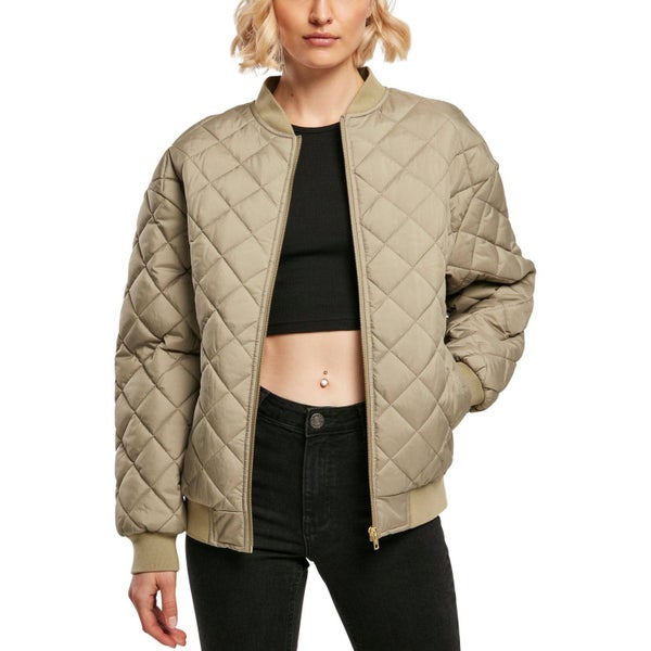 Urban Classics Ladies - Oversized Quilted BOMBER Carousel 2