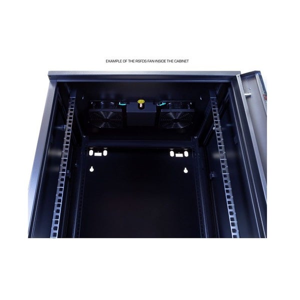 DYNAMIX 12RU Wall Mount Cabinet RSFDS12-600 - 600mm Deep Universal Swing with... Carousel 8