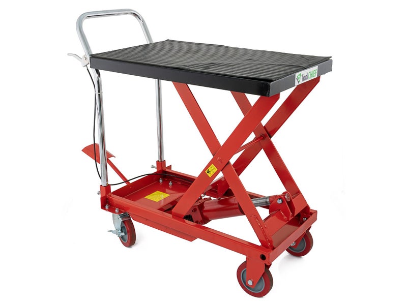 Cart Trolley Scissor Lift Hydraulic Table - 225kg TOOLCHIEF *RRP $479.00 Carousel 1