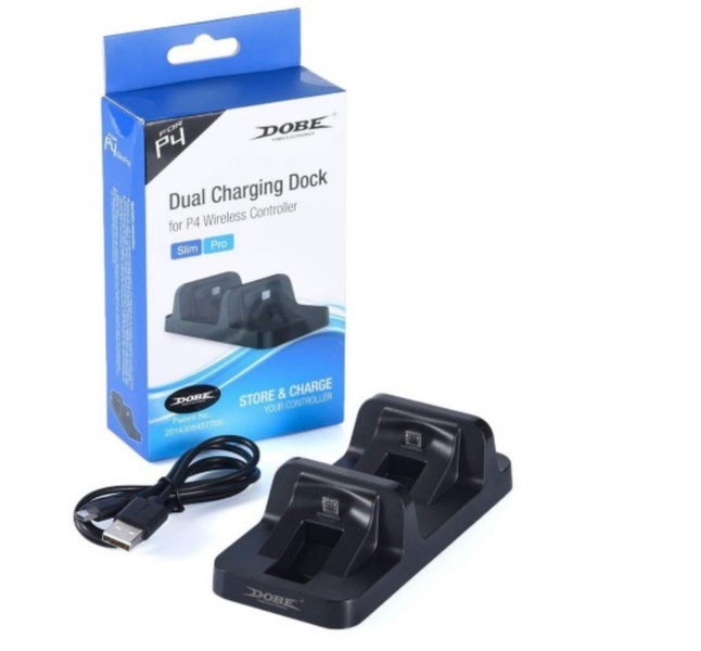 LED Dual Controller Charger Dock Station for PS4 Carousel 2