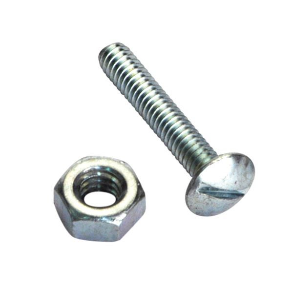 Champion 1/4in x 1in UNC Roofing Set Screw & Nut - 50pk Carousel 1