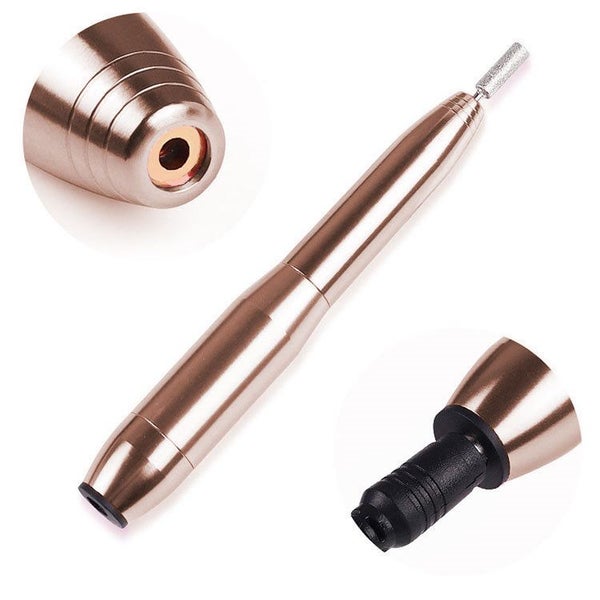 Electric Nail Polisher with 11 Pcs Drill Bit-Gold Carousel 6