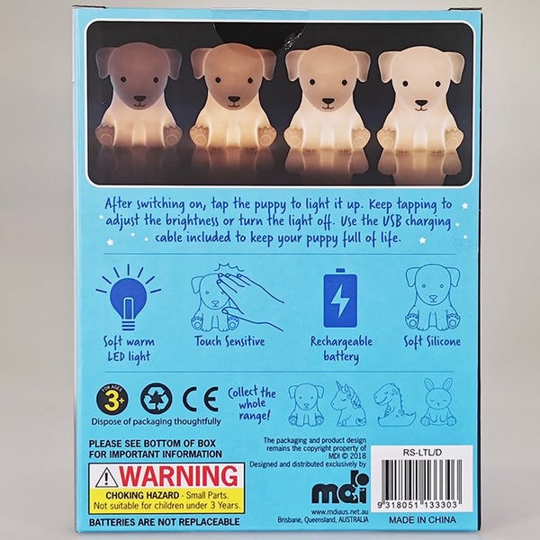 Silicone Touch Night Light - Dog Carousel 2