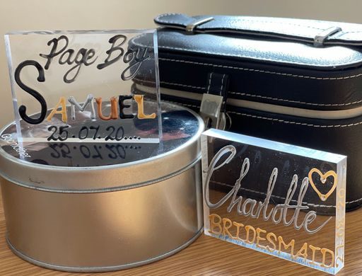 Flower Girl Gift Art Block: Carousel 2