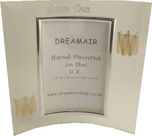 Stolze Oma Fotorahmen Hochformat - Proud Grandmother Photo Frame (Coffee/Hearts) Carousel 1