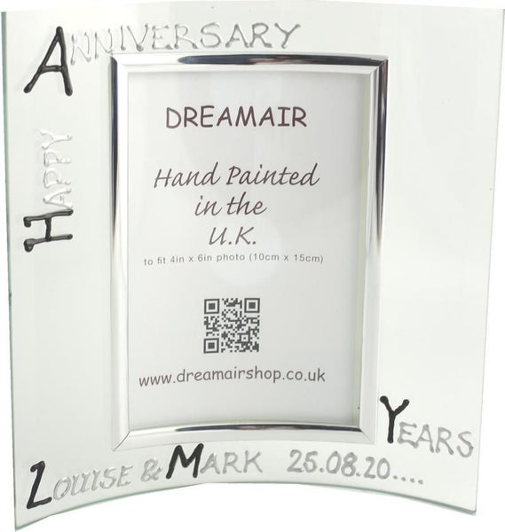 Cornice Foto 6o Anniversario - 6th Anniversary Photo Frame Port (Blk/Sil) Carousel 2