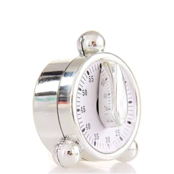 Kitchen Desk Classroom Office Manual Countdown Chrome 60 Min Bell Timer Carousel 1