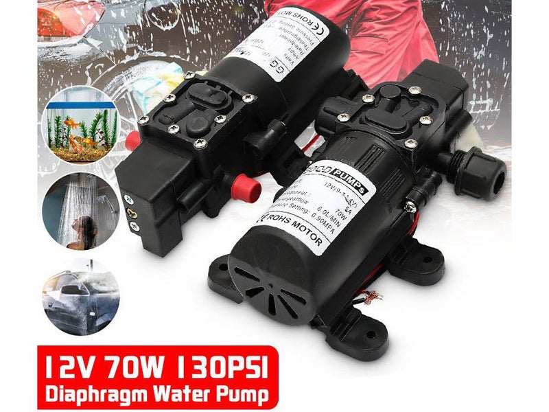 Water Pressure Pump DC 12V Pressure Switch Sprayer Self Priming Pump Carousel 1