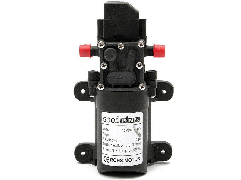 Water Pressure Pump DC 12V Pressure Switch Sprayer Self Priming Pump Carousel 6