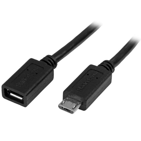 StarTech.com Micro USB Extension Cable - 0.5m (USBUBEXT50CM) Carousel 1