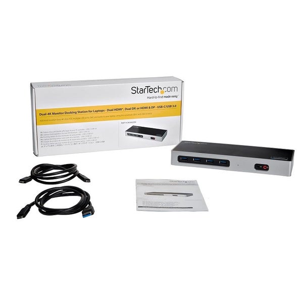 StarTech.com DK30A2DH USB-C and USB-A 3.0 Docking Station - Dual 4K, 6xUSB-A,... Carousel 4