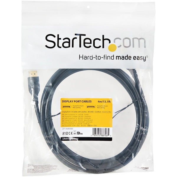 StarTech.com DP14MM4M 4m VESA Certified DisplayPort 1.4 Cable Carousel 3