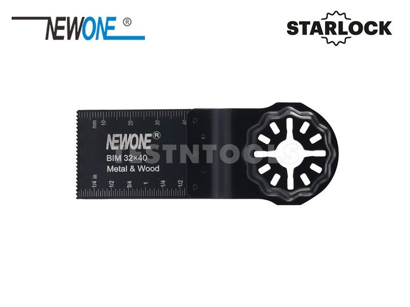 Newone Starlock Type Multi-tool Blade Bi-Metal For Metal And Wood 32 x 40mm Carousel 1