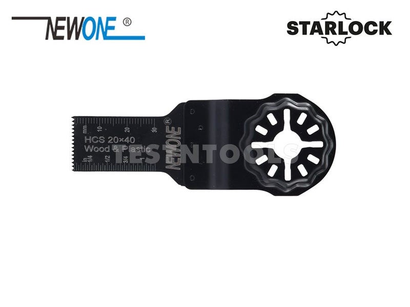 Newone Starlock Type Multi-tool Blade HCS For Wood And Plastic 20 x 40mm Carousel 1