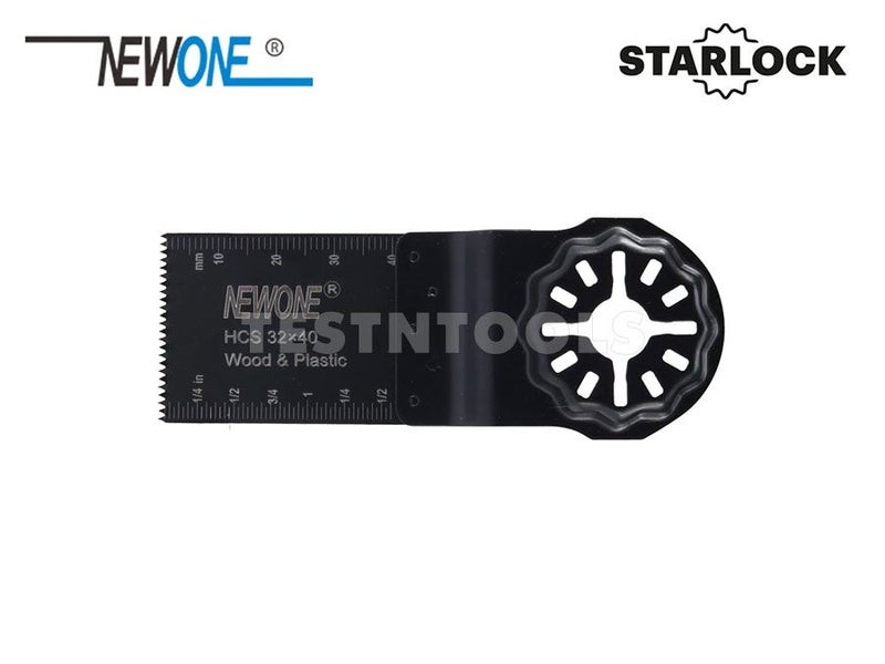 Newone Starlock Type Multi-tool Blade HCS For Wood And Plastic 32 x 40mm Carousel 1