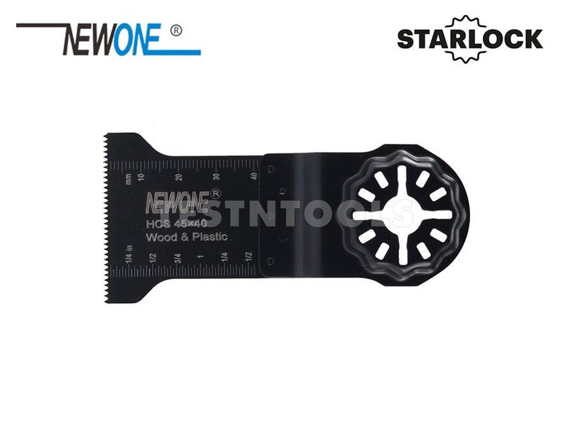 Newone Starlock Type Multi-tool Blade HCS For Wood And Plastic 45 x 40mm Carousel 1