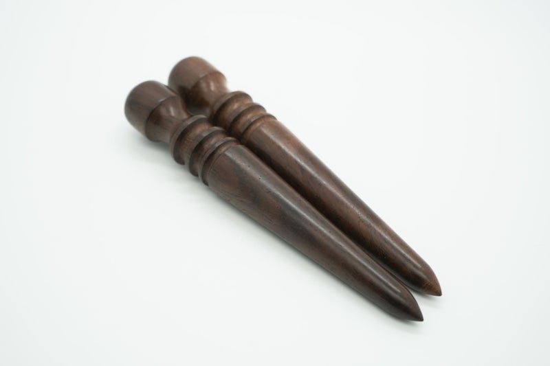Leather Craft Small Sandalwood Edge Slicker Burnisher Round Head Carousel 1