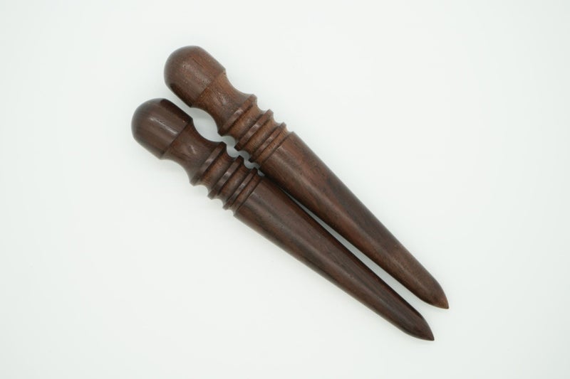 Leather Craft Small Sandalwood Edge Slicker Burnisher Round Head Carousel 2