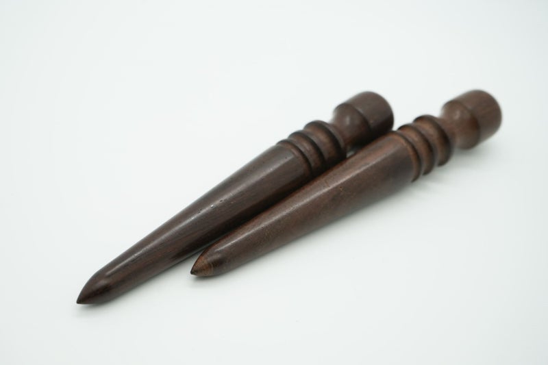 Leather Craft Small Sandalwood Edge Slicker Burnisher Round Head Carousel 3