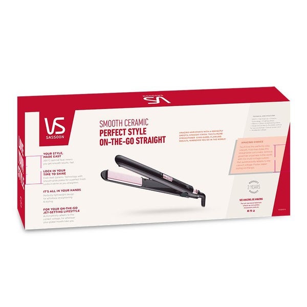 Ceramic Straightener - VS Sassoon Smooth Carousel 6