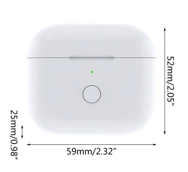 Replacement Wireless Charging Case for AirPods 3 Carousel 4
