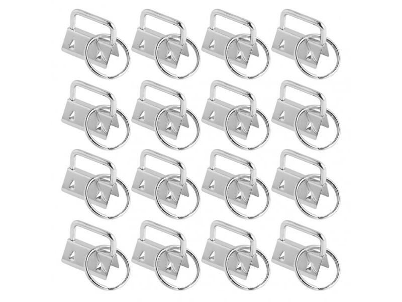 Key Fob Keychain Making Kit Supplies Inch Fashion Ring Hooks Clip Carousel 1
