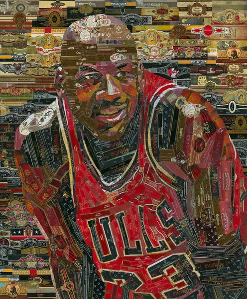 Free Shipping 1 Panel Canvas Wall Art - Michael Jordan Carousel 1