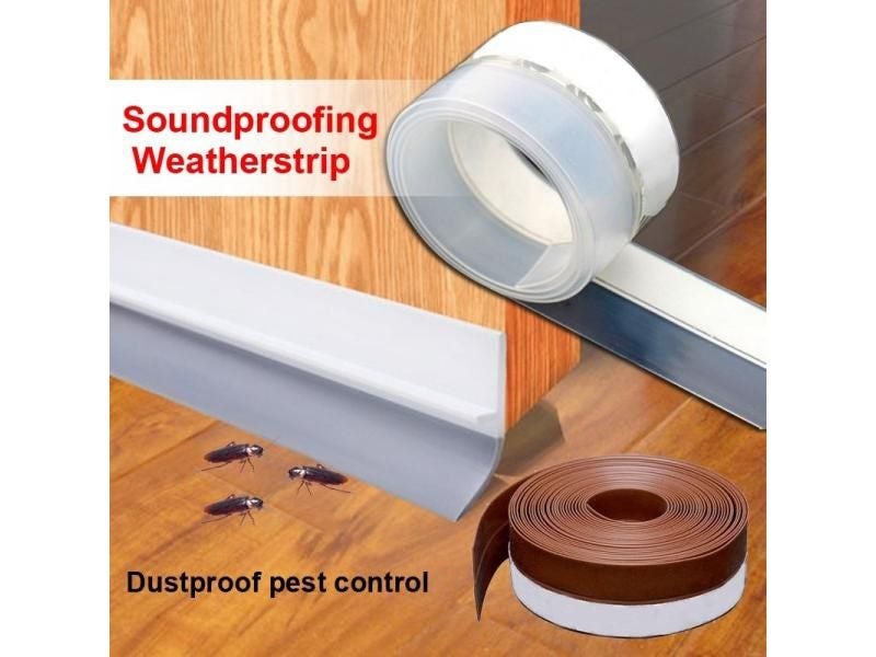 1m 25mm 35mm 45mm Self Adhesive Silicone Door Window Draught Weatherstrip Carousel 2