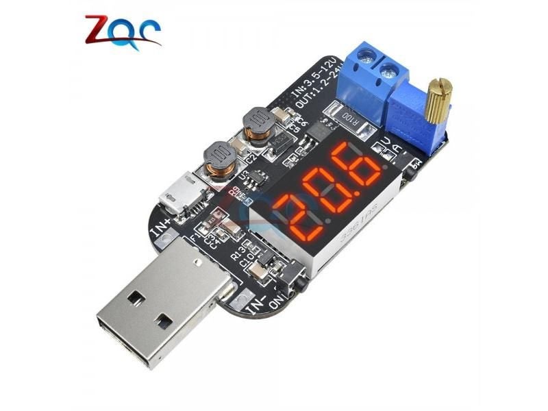 DC-DC CV CC 15W 5V To 1V 9V 12V 24V Adjustable Step UP Down Power Supply Board Carousel 1