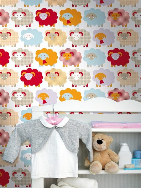 Wallpaper - Sheep Carousel 1