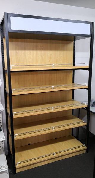 Deluxe display shelf, 2000Hx1200Lx450W single sided, free standing Carousel 3
