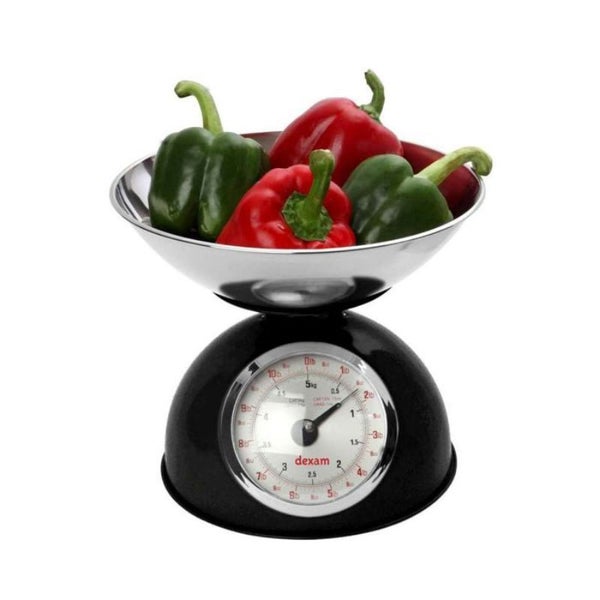 KITCHEN SCALES - DEXAM RETRO (BLACK) Carousel 1