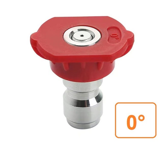 Water Blaster Nozzle 0° Red / 1/4" Quick Connect / Pressure Washer Nozzle Carousel 1