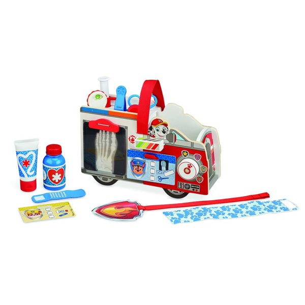 Melissa & Doug Paw Patrol - Marshall Wooden Rescue Caddy Carousel 1
